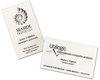 A Picture of product AVE-5376 Avery® Printable Microperforated Business Cards with Sure Feed® Technology w/Sure Laser, 2 x 3.5, Ivory, 250 10/Sheet, 25 Sheets/Pack