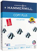 A Picture of product HAM-105031 Hammermill® Copy Plus Copy Paper,  3-Hole Punch, 92 Brightness, 20lb, Ltr, White, 500 Shts/Rm