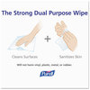 A Picture of product GOJ-9115 PURELL® Hand Sanitizing Wipes. 1500 Count Refill for Wipes Dispensers. 2 Refills/Case.