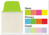 A Picture of product AVE-74767 Avery® Ultra Tabs® Repositionable Margin Tabs: 2.5" x 1", 1/5-Cut, Assorted Neon Colors, 24/Pack