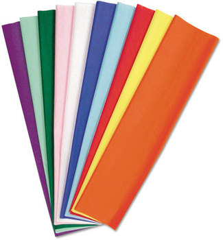 Pacon® KolorFast® Tissue Assortment,  10 lbs., 20 x 30, 10 Assorted Colors, 100 Sheets