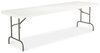 A Picture of product ALE-65601 Alera® Resin Banquet Folding Table Rectangular Square Edge, 96w x 30d 29h, Platinum