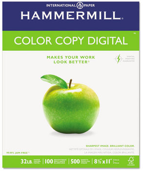Hammermill® Color Copy Digital Paper,  100 Brightness, 32lb, 8-1/2 x 11, Photo White, 500/Ream