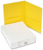 A Picture of product AVE-47992 Avery® Two-Pocket Folder 40-Sheet Capacity, 11 x 8.5, Yellow, 25/Box