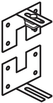 HON® Versé® Quick Connect Wall Mount Connecting Hardware Verse Gray