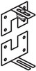 A Picture of product BSX-PWB1GY HON® Versé® Quick Connect Wall Mount Connecting Hardware Verse Gray