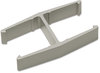 A Picture of product BSX-QC180GY HON® Versé® QuickConnect 180° Connecting Hardware Verse Quick Connect 180 Degree Gray, 2/Pack
