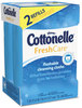 A Picture of product KCC-35970 Cottonelle® Fresh Care Flushable Cleansing Cloths,  White, 3.73 x 5.5, 84/Pack