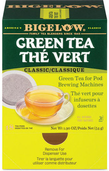 Bigelow® Tea Pods,  1.90 oz, 18/Box