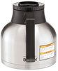 A Picture of product BUN-THERMBLK BUNN® Thermal Carafe, 64 oz, Stainless Steel/Black