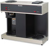 A Picture of product BUN-VPS BUNN® VPS Three Burner Pourover Coffee Brewer,  Stainless Steel, Black