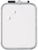 A Picture of product BVC-CLK020303 MasterVision® Magnetic Dry Erase Board,  11 x 17, White Plastic Frame