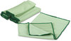 A Picture of product KCC-83630 WypAll* Microfiber Cloths with Microban® Protection,  Microfiber 15 3/4 x 15 3/4, Green, 24/Carton
