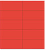A Picture of product BVC-FM2404 MasterVision® Dry Erase Magnetic Tape,  Red, 2" x 7/8", 25/Pack