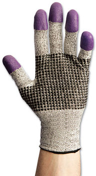 Jackson Safety* G60 PURPLE NITRILE* Cut-Resistant Gloves, X-Large/Size 10, Black/White, Pair
