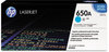 A Picture of product HEW-CE271A HP CE270A, CE271A, CE272A, CE273A Toner,  (CE271A) Cyan Original LaserJet Toner Cartridge
