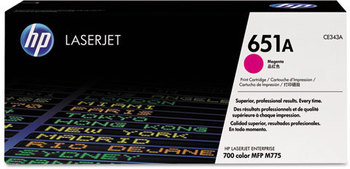 HP CE340A-CE343A Toner,  (CE343A) Magenta Original LaserJet Toner Cartridge