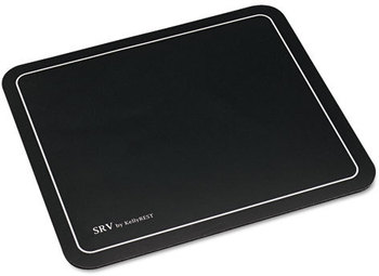 Kelly Computer Supply SRV Optical Mouse Pad, Nonskid Base, 9 x 7-3/4, Black