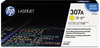 A Picture of product HEW-CE742A HP CE740A, CE741A, CE742A, CE743A Toner,  (CE742A) Yellow Original LaserJet Toner Cartridge
