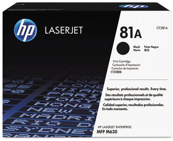 HP CF281A, CF281X, CF281XC Toner,  (CF281A) Black Original LaserJet Toner Cartridge