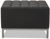 A Picture of product ALE-QB8216 Alera® QUB Series Ottoman 26.38w x 21.5d 17.5h, Black