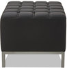 A Picture of product ALE-QB8216 Alera® QUB Series Ottoman 26.38w x 21.5d 17.5h, Black
