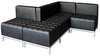 A Picture of product ALE-QB8216 Alera® QUB Series Ottoman 26.38w x 21.5d 17.5h, Black