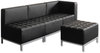A Picture of product ALE-QB8216 Alera® QUB Series Ottoman 26.38w x 21.5d 17.5h, Black