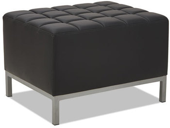 Alera® QUB Series Ottoman 26.38w x 21.5d 17.5h, Black