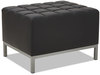 A Picture of product ALE-QB8216 Alera® QUB Series Ottoman 26.38w x 21.5d 17.5h, Black