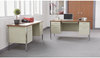 A Picture of product ALE-SD6030PC Alera® Double Pedestal Steel Desk 60" x 30" 29.5", Cherry/Putty