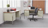 A Picture of product ALE-SD6030PC Alera® Double Pedestal Steel Desk 60" x 30" 29.5", Cherry/Putty