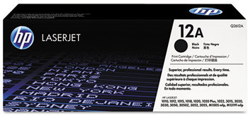 HP Q2612A, Q2612AG, Q2612D, Q2612L Toner,  (Q2612A-G) Black Original LaserJet Toner for US Government