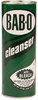 A Picture of product 601-802 BAB-O® Cleanser with Bleach.  Triple acting formula of detergent, chlorine bleach and scouring powder to cut grease, bleach stains and remove soild and dirt.  21 oz. Can.