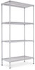 A Picture of product ALE-SW503618SR Alera® NSF Certified Industrial Heavy-Duty Wire Shelving Starter Kit Four-Shelf 36w x 18d 72h, Silver