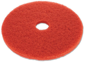Boardwalk® Buffing Floor Pads. 19 in. Red. 5/case.