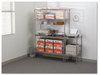 A Picture of product ALE-SW504824SR Alera® NSF Certified Industrial Heavy-Duty Wire Shelving Starter Kit Four-Shelf 48w x 24d 72h, Silver