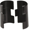 A Picture of product ALE-SW59SLBL Alera® Wire Shelving Shelf Lock Clips Plastic, Black, 4 Clips/Pack