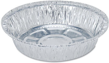 Handi-Foil of America® Round Aluminum Containers,  22 oz, 7 in, 500/Case