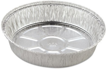 Handi-Foil of America® Round Aluminum Containers,  37 oz, 8 in, 500/Carton