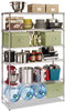 A Picture of product ALE-SW664818SR Alera® NSF Certified 6-Shelf Wire Shelving Kit 48w x 18d 72h, Silver