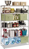 A Picture of product ALE-SW664818SR Alera® NSF Certified 6-Shelf Wire Shelving Kit 48w x 18d 72h, Silver