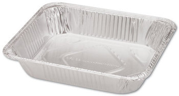 Handi-Foil of America® Aluminum Steam Table Pans,  Half-Size, 2 9/16" Deep, 100/Carton