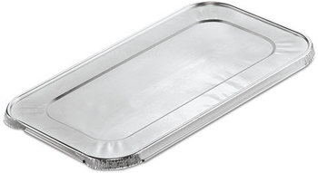 Handi-Foil of America® Steam Pan Foil Lids for One-Third Size Pans. 6 3/5 X 1/2 X 12 7/10 in. 200/case.