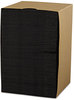 A Picture of product 226-411 Hoffmaster® 2-Ply Embossed Beverage Napkins. 9 1/2 X 9 1/2 in. Black. 1000 count.