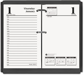 House of Doolittle™ Economy Daily Desk Calendar Refill 3.5 x 6, White Sheets, 12-Month (Jan to Dec): 2026