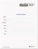 A Picture of product HOD-50907 House of Doolittle™ 100% Recycled Teacher's Planner Weekly, 7 Classes, Blue Cover, 11 x 8.5 Sheets, 45-Week Span
