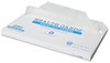 A Picture of product HOS-HG1000 HOSPECO® Health Gards® Toilet Seat Covers,  Half-Fold, White, 250/Pack, 4 Packs/Carton