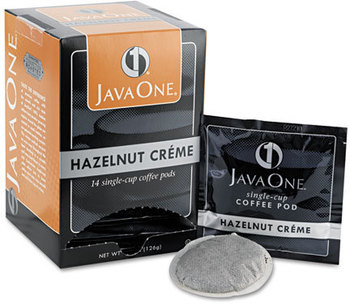 Distant Lands Coffee Coffee Pods,  Hazelnut Creme, Single Cup, 14/Box