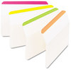 A Picture of product MMM-686AALYR Post-it® 2" Angled Tabs Plain Solid Color 1/5-Cut, Assorted Colors, Wide, 24/Pack
